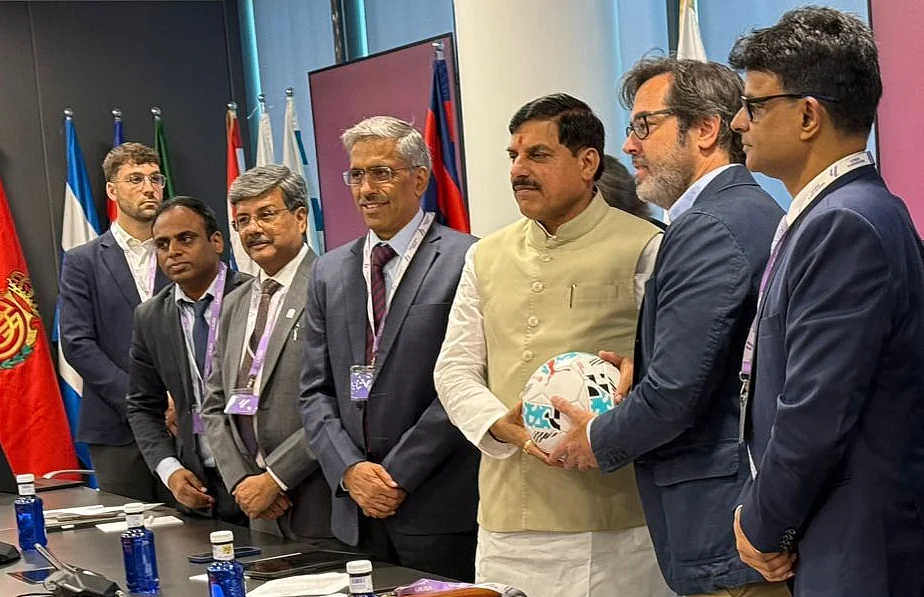Spain Tour: CM Mohan Yadav Urges LaLiga To Set Up Football Excellence Centre In MP; Proposes PPP...