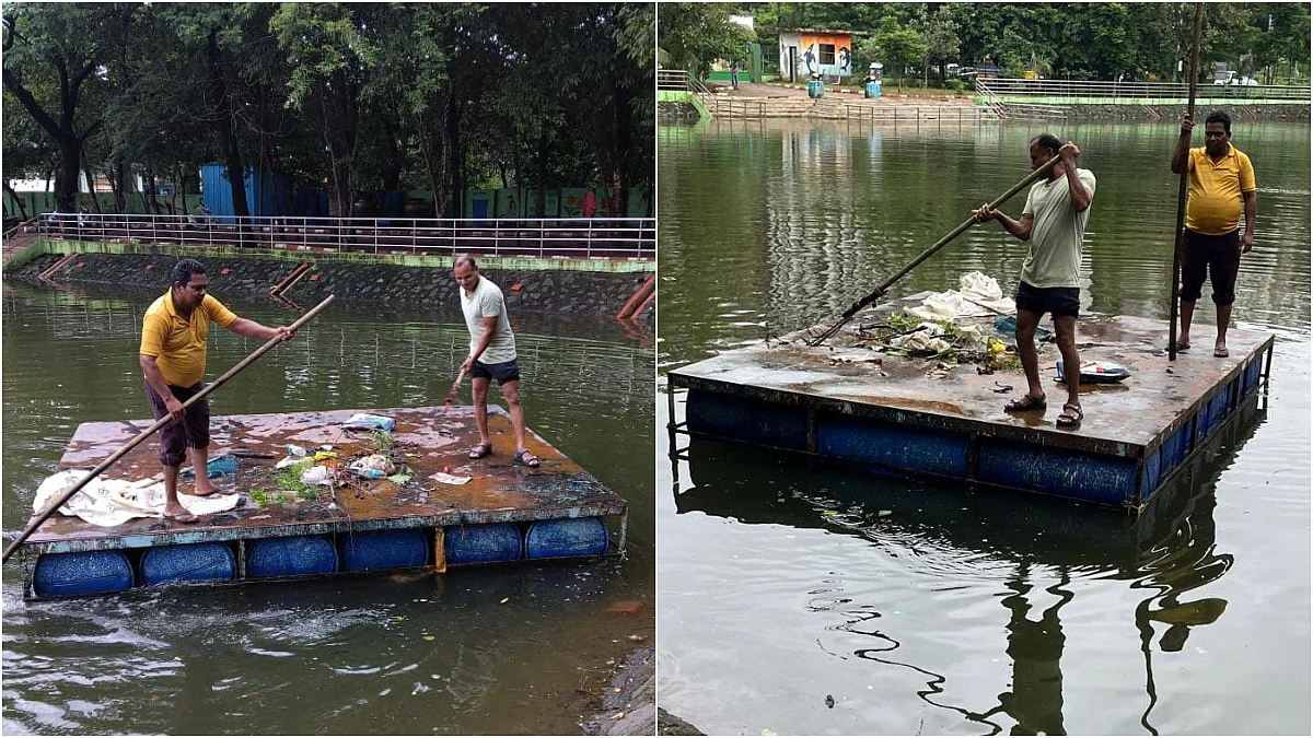 Panvel Municipal Corporation Conducts Kalamboli Lake Clean-Up Under 'Safai Apnao – Bimari Bhagao' Campaign To Curb Monsoon Diseases