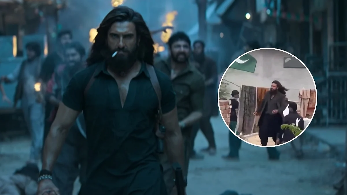 Videos Of Dhurandhar's 'Pakistani Village' Set Go Viral, Ranveer Singh Walks On Rooftop During Shoot...