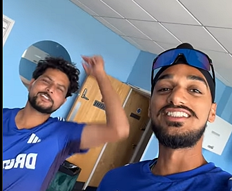 'Dance Class Starting Soon': Arshdeep Singh Teaches Kuldeep Yadav Steps Of Punjabi Song Amid IND vs...