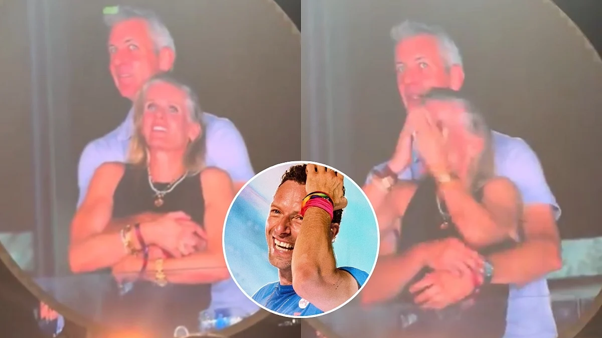 Coldplay's Chris Martin Accidentally EXPOSES Couple's Alleged Affair During Boston Concert, Duo Hides Faces From Kiss Cam (VIDEO) 