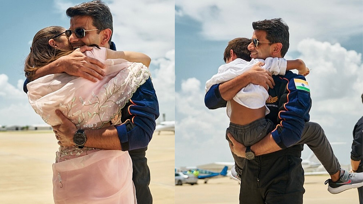 Shubhanshu Shukla Gets Emotional After Meeting Wife & Son, Says 'Holding Family In Arms Felt Like...