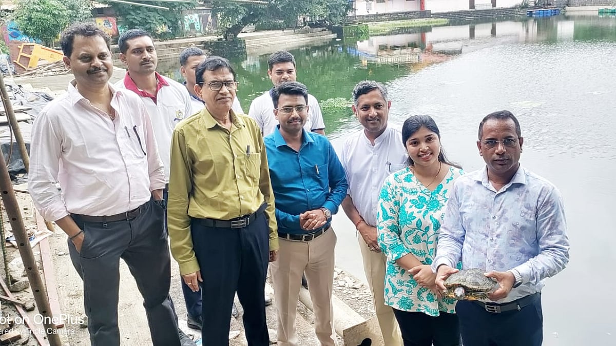 VIDEO: Panvel Municipal Corporation Rescues Injured Tortoise From Wadale Lake; Hook Removed, Reptile Rehabilitated Safely