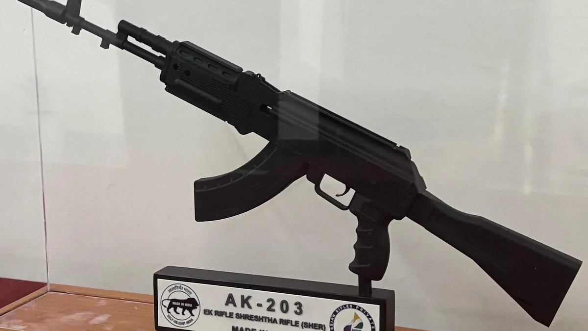 Amethi-Made AK-203 'Sher' Rifles To Strengthen Indian Army Under ₹5,200 Crore Indo-Russian Deal