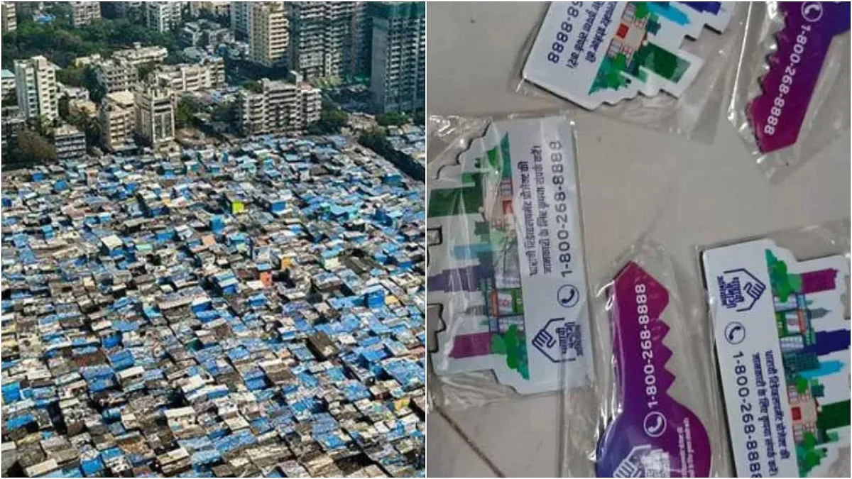 Dharavi Redevelopment Project: Residents Receive Symbolic Plastic Key As Helpline Reminder For...