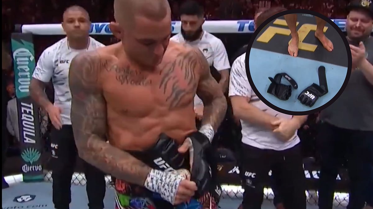 Dustin Poirier Retires: UFC Legend Lays Down Gloves Inside Octagon After Losing To Max Holloway In His Final Fight At UFC 319; Video