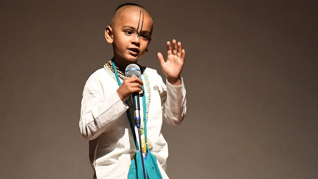 World's Youngest TEDx Speaker 
Bhakt Bhagwat Is Just Five 