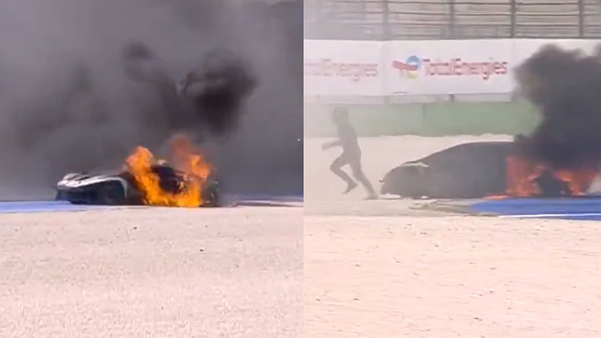 Terrifying! Lamborghini Driver Georgi Donczew Miraculously Escapes Fireball Crash At Misano; Video 