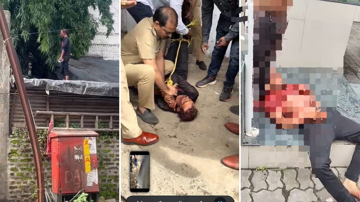 VIDEO: Accused Attacks Police With Bricks After Brutally Killing Street Food Vendor In Pune's Parvati Area 