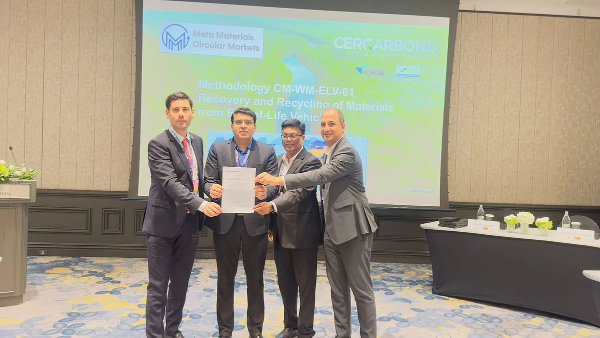 Mumbai Based Envirotech Firm Develops World's First Carbon Credit Methodology For Scrapped Vehicle Recycling
