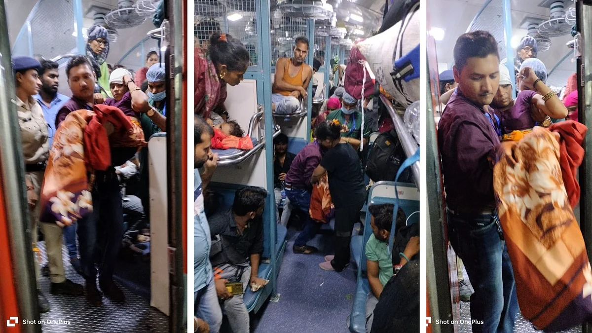 VIDEO: Woman Delivers Baby On Moving Train Near Gwalior; Both Mother & Child Safe