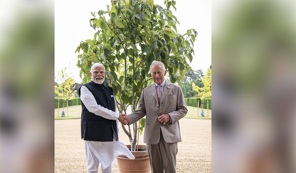 PM Modi Meets King Charles At Sandringham House After India & UK Sign Free Trade Deal 