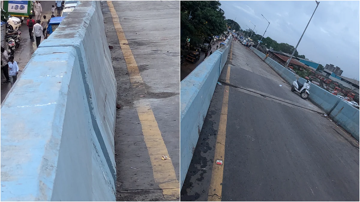 Mumbai News: Cracks Appear On Ghatkopar-Mankhurd Link Road Flyover’s Deonar Arm Just 4 Years After Inauguration; BMC Assures Structural Safety (VIDEO) 