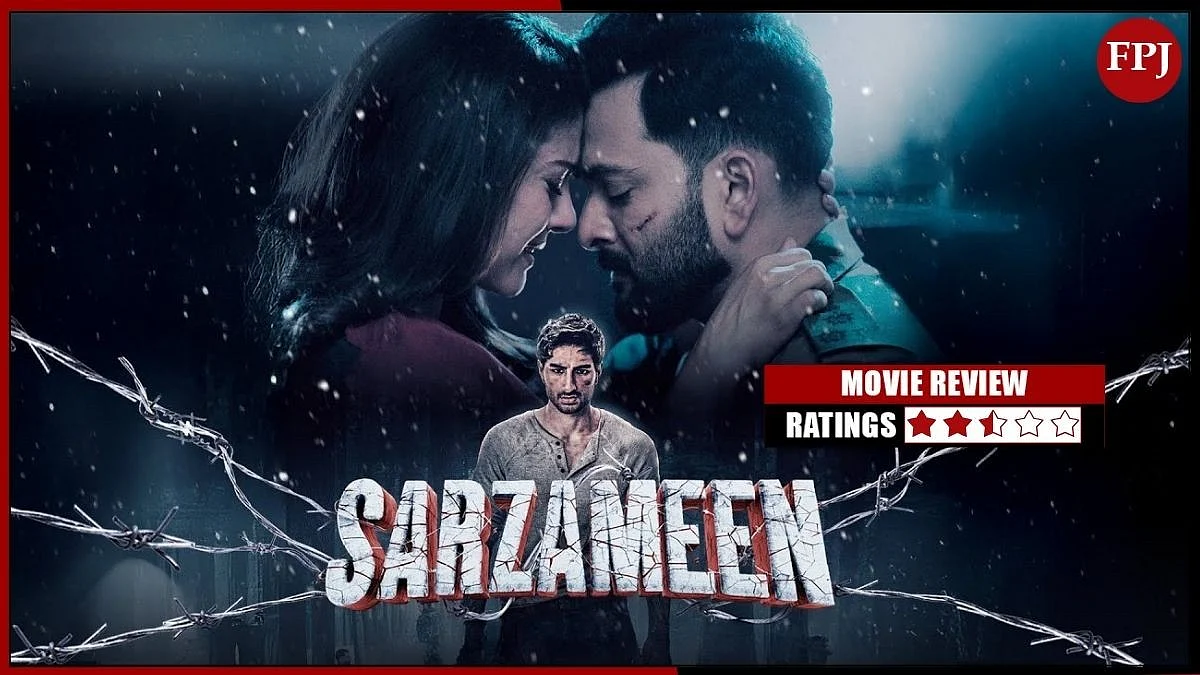 Sarzameen Review: Prithviraj Sukumaran, Kajol, Ibrahim Ali Khan, Boman Irani's Film Has Earnest...