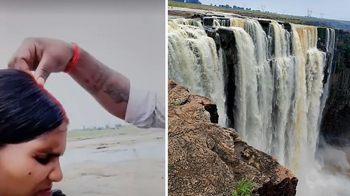 Love Turns Tragic! Youth Jump Into Waterfall With Sister-In-Law After Applying Sindoor; Suicide Note...