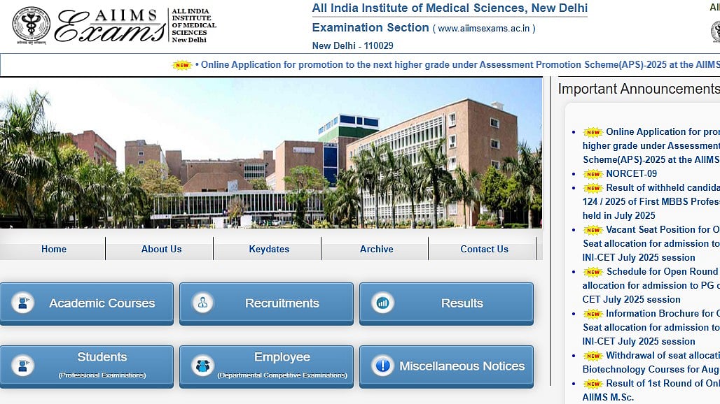 INI CET July 2025 Open Round Counselling Schedule Announced; Registration Begins July 25