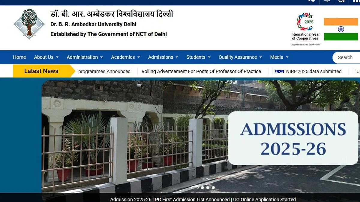Ambedkar University Delhi Opens PG Admissions For Non-CUET Applicants; Here's How To Apply