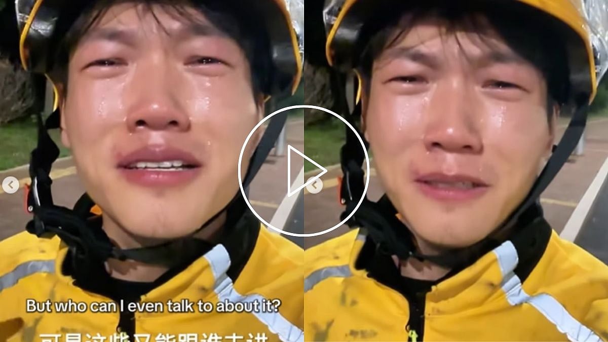 Viral Video: Chinese Delivery Boy Breaks Down, Says He’s ‘Exhausted Like a Dog’ And Regrets Lack of Education