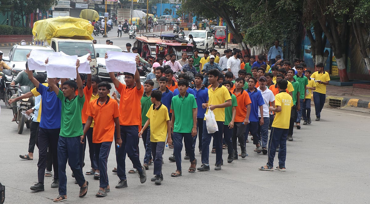 Madhya Pradesh: 70 Students From Eklavya School Protest Against Principal In Indore