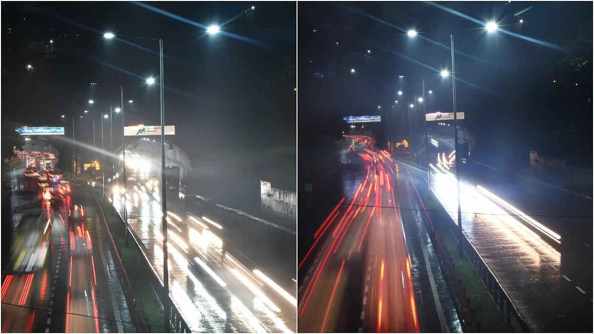 All streetlights on Eastern Freeway restored by BMC, except one dark patch near Chembur tunnel exit