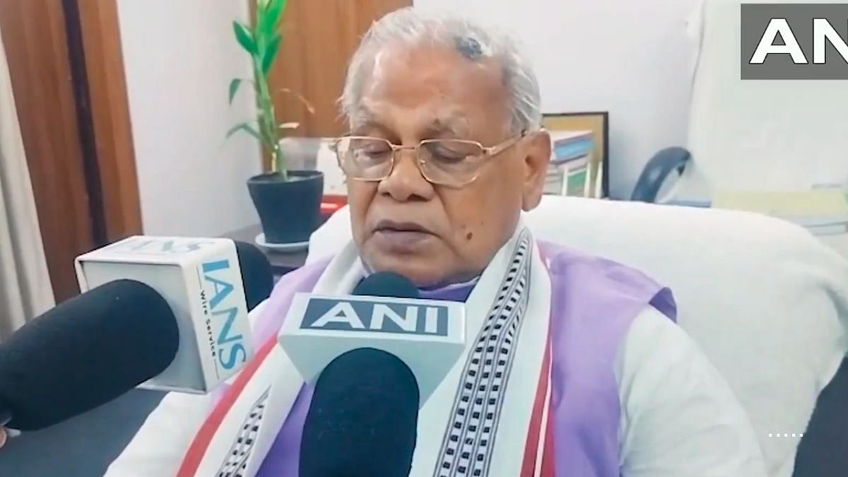 Union Minister and Hindustani Awam Morcha (Secular) leader Jitan Ram Manjhi | X @ANI