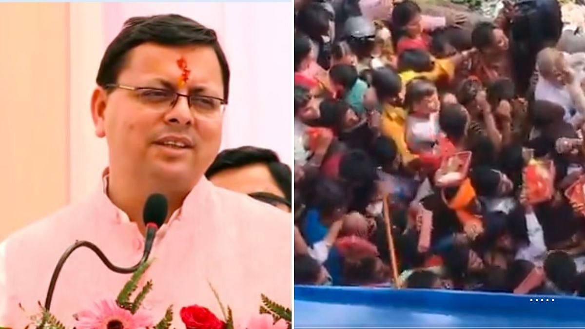 Uttarakhand Chief Minister Pushkar Singh Dhami on Sunday expressed grief over the Mansa Devi stampede incident. | File Pic