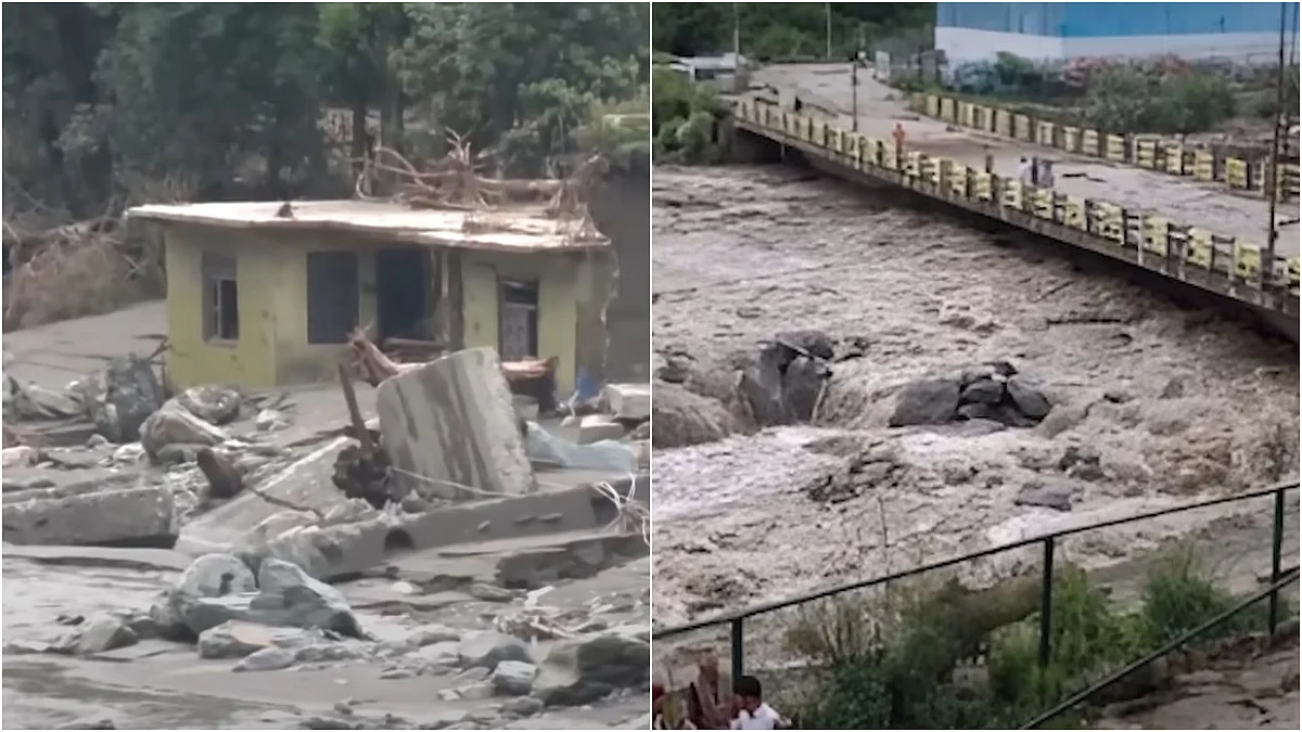 Himachal Pradesh Suffers Losses Of ₹1500 Crore During Ongoing Monsoon Season (VIDEO) 