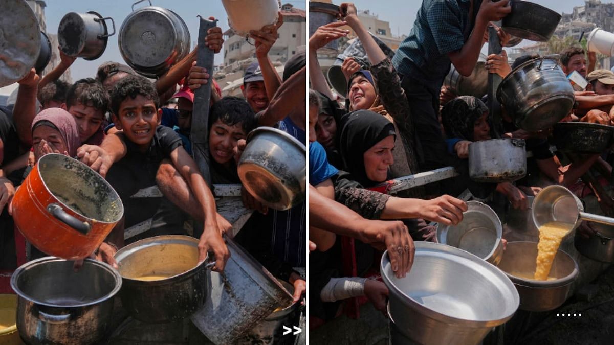 The Israel Defence Forces (IDF) has announced that the military will carry out a local tactical pause of military activity in densely populated areas of the Gaza Strip | X @SumitRautela11