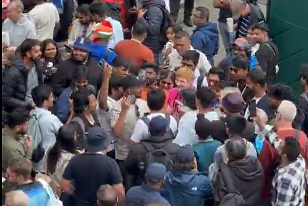 Video: Ed Sheeran's Doppelganger Spotted Outside Old Trafford Cricket Ground As Indian Fans Queue Up...