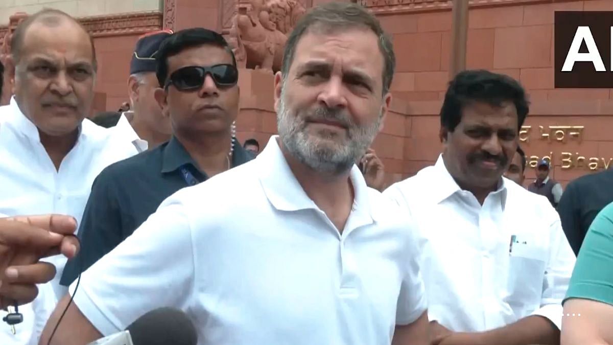 Congress MP and Leader of Opposition (LoP) Lok Sabha Rahul Gandhi  | X @ANI