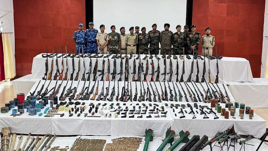Security Forces Recover 155 Firearms & 1,652 Rounds Of Ammunition In Manipur