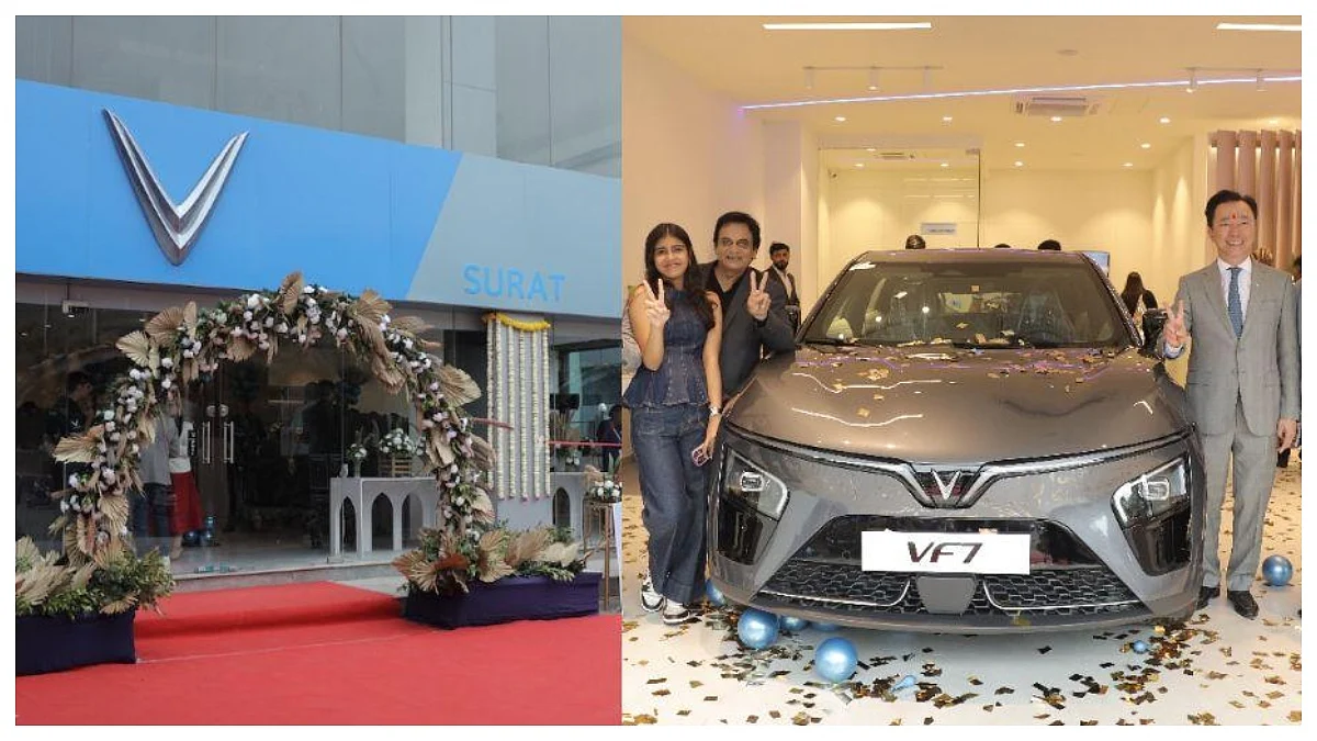 Vietnamese Electric Vehicle Maker VinFast Opens First Showroom In India At Gujarat's Surat 