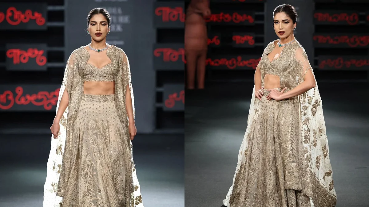 Bhumi Pednekar Walks The Ramp In Ritu Kumar's Exquiste Lehenga At ICW 2025 In Delhi: Check Out 