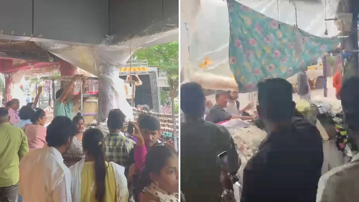 Mumbai: BMC Begins Evicting Illegal Hawkers From Colaba Causeway Following Bombay HC Order (Video)