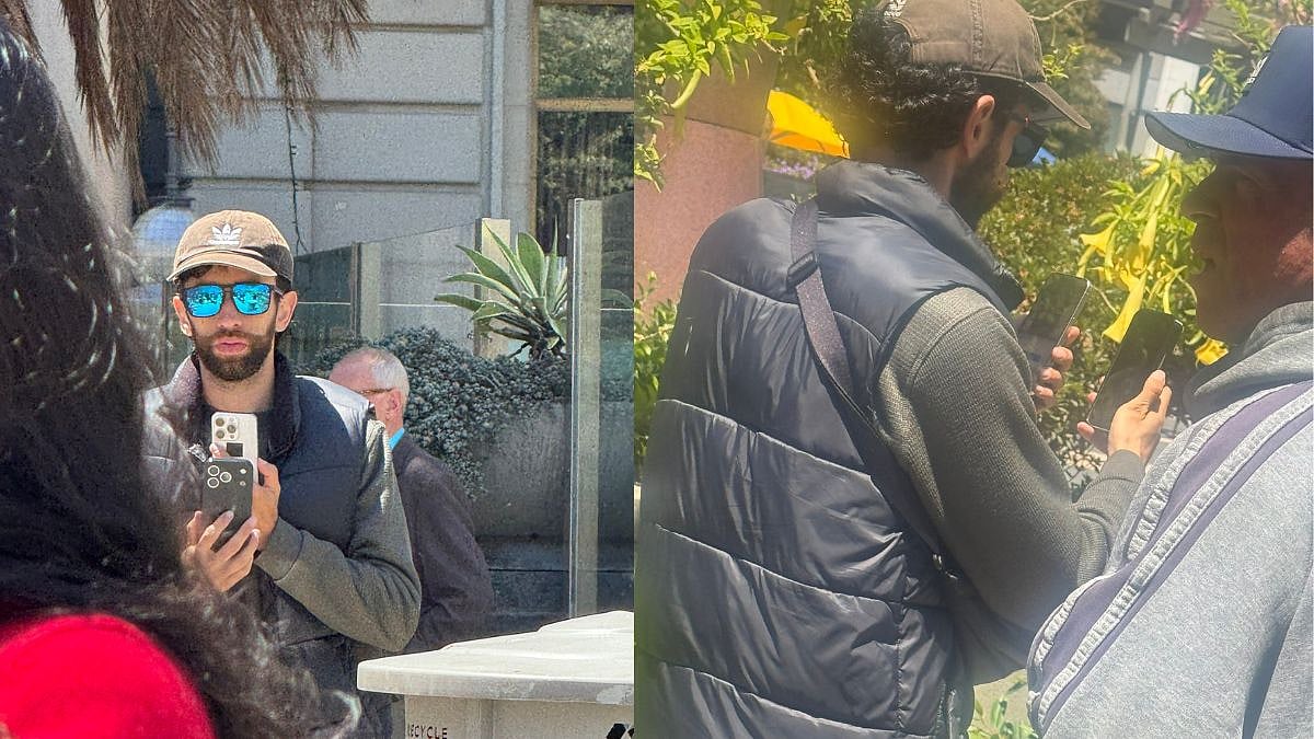 iPhone 17 Pro was spotted being used in public | X/ @Skyfops