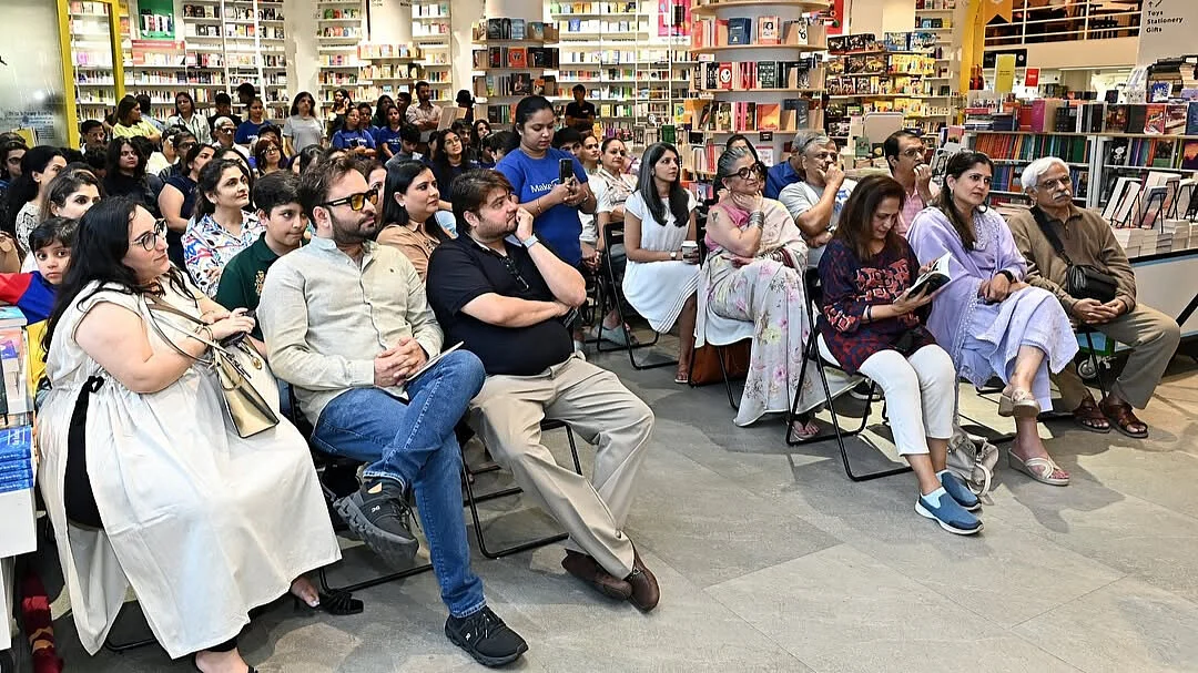 The book launch at Crossword Book Store, Kemps Corner, Mumbai.