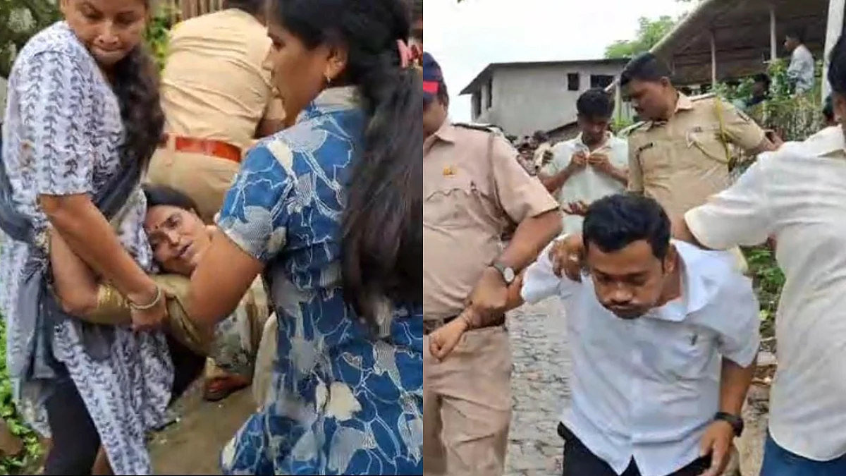 Panvel Police rescue Chikhale Sarpanch Dipali Tandel and family after suicide attempt