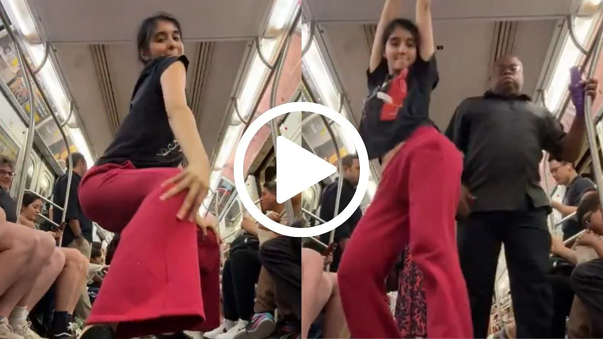 'She Needs To Be Deported': Netizens React As Indian Girl Films Bizarre Dance Video In Busy US...
