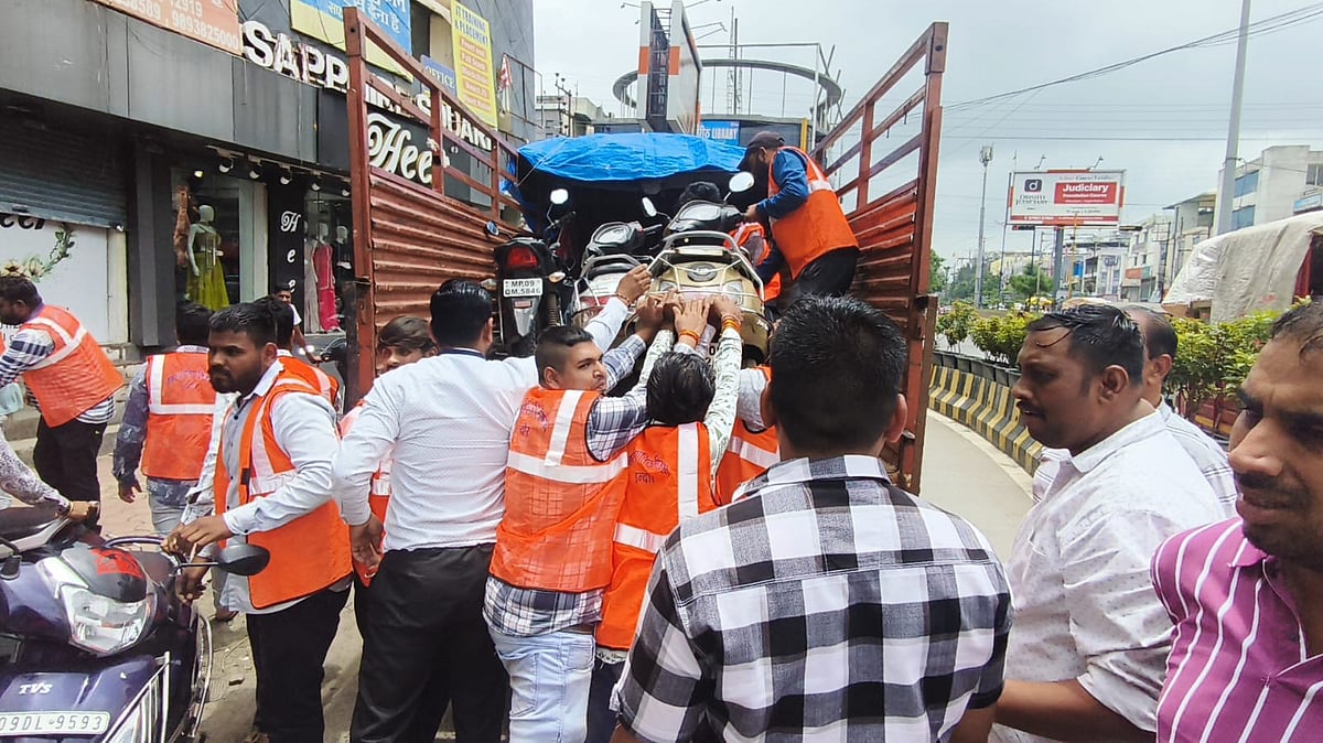 Indore: 48 Two-Wheelers Impounded In Campaign To Regulate Traffic