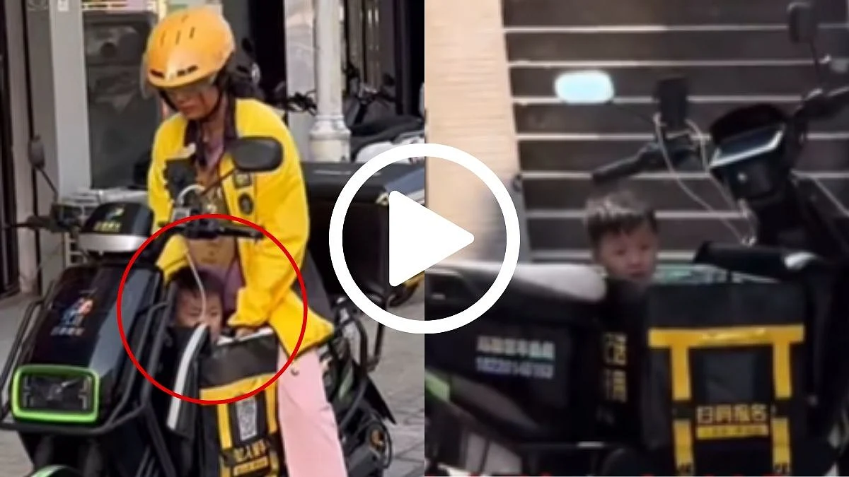 China Mother Carries Cancer Suffering Child In Delivery Box To Work As She Cannot Afford Her Childcare; Sparks Donations And Sympathy After Video Goes Viral