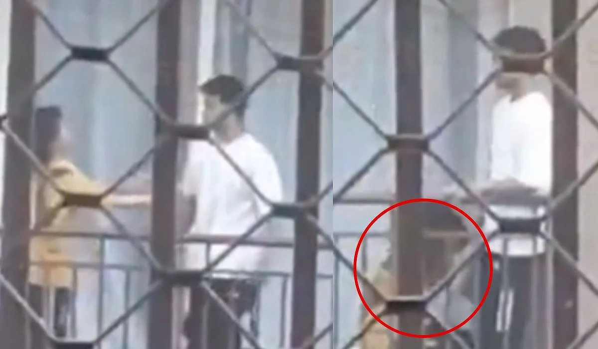 Girl Seen Pleading Boyfriend To Not Beat Her In Greater Noida Society | X/@Sentinel_Assam