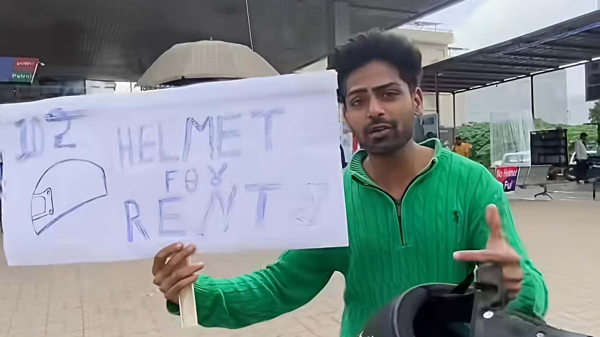 Influencer’s ₹10 ‘Helmet For Rent’ Reel Backfires, Asked To Spreads Safety Message