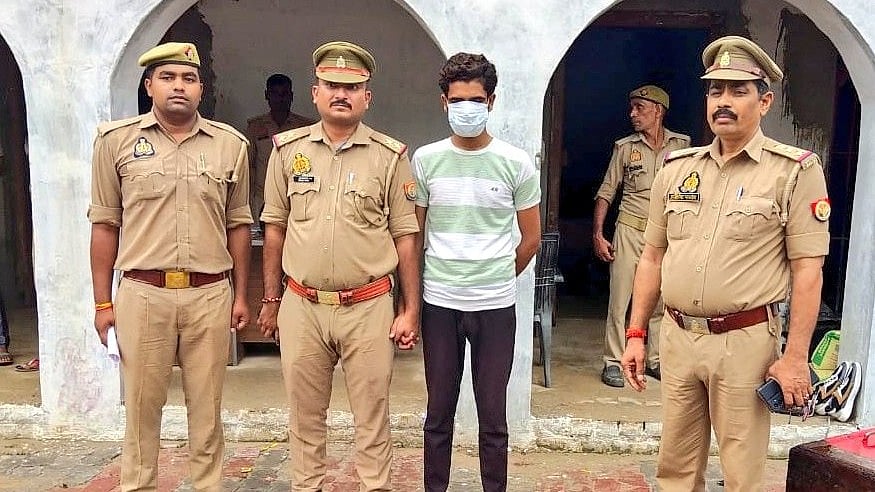 Student Arrested For Sexual Harassment And Forced Conversion Blackmail In UP' Shravasti