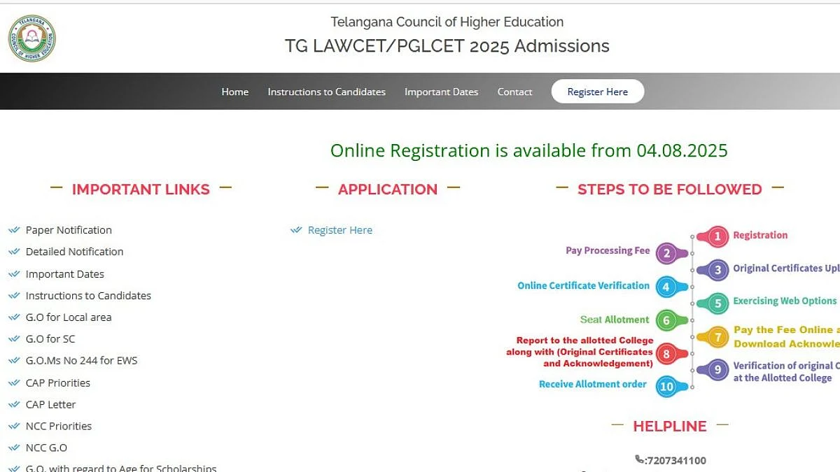 TS LAWCET 2025 Counselling Registration Starts Today; Check Fees, Eligibility & Document List