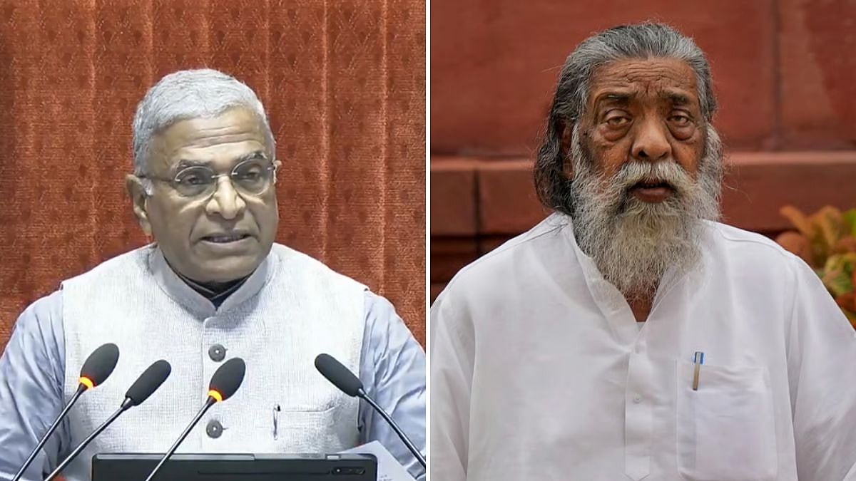 Rajya Sabha Adjourned Until August 5 In Tribute To Veteran Tribal Leader & JMM Patriarch Shibu Soren | X @sansad_tv & PTI