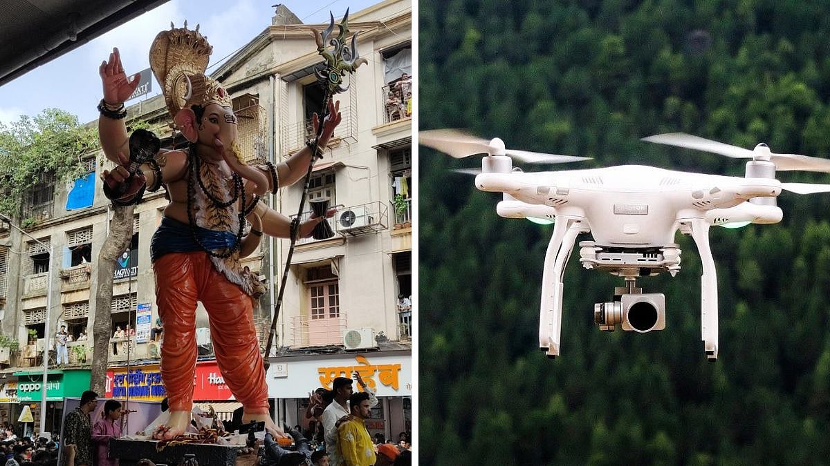 Mumbai: Case Filed Against 5 For Flying Drones During Kalachowki Cha Mahaganpati Aagman Despite Ban |