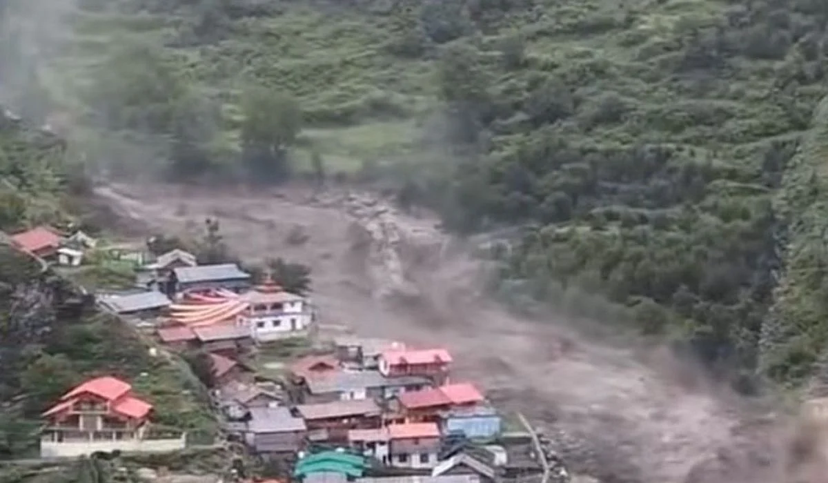 Devastating visuals after cloudburst | X/@kalyan_331