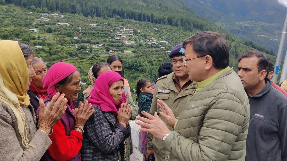 Uttarkashi Cloudburst: Centre & State Govts Carry Out Relief Operations On War Footing; CM Pushkar Singh Dhami Reaches Ground Zero