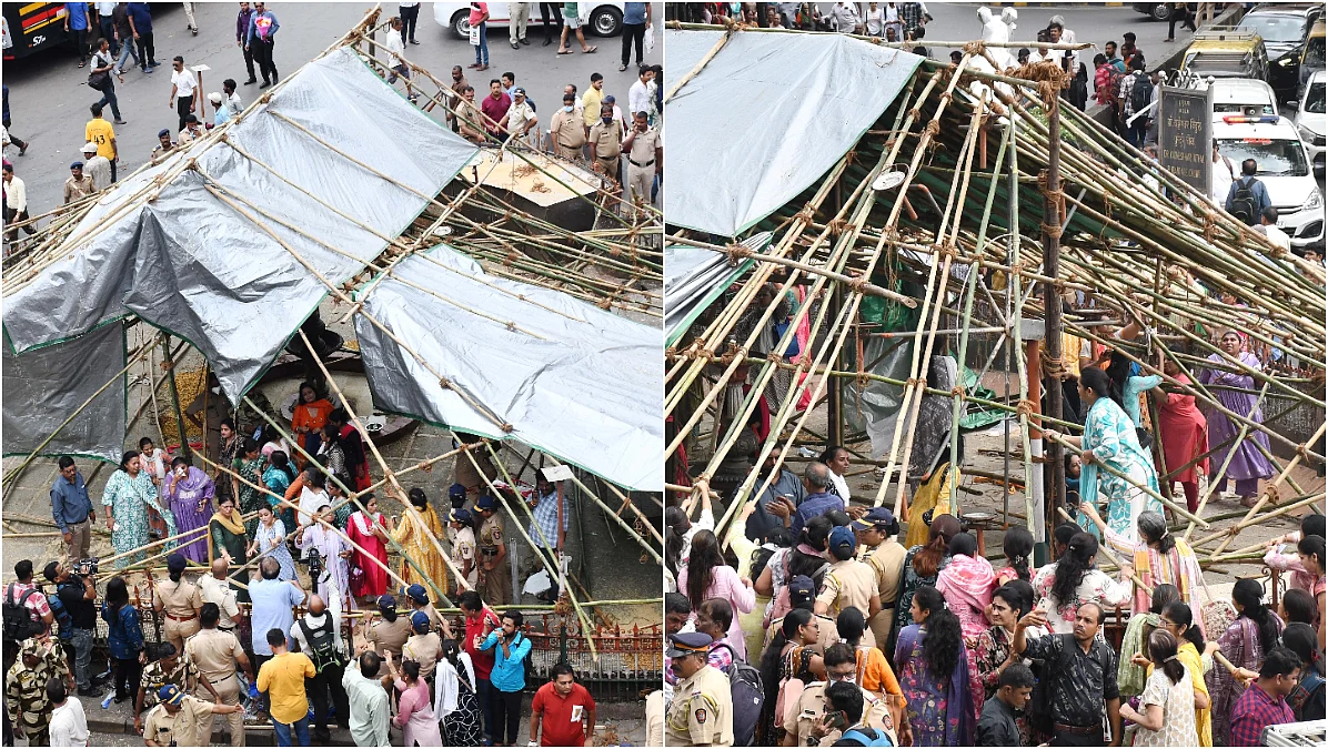 Pigeon feeders dismantle barricades at Dadar Kabutar Khana; police remain passive