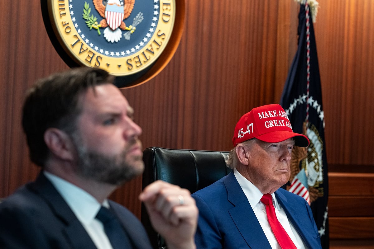 US President Donald Trump alongside VP JD Vance, the VP.  | File Image